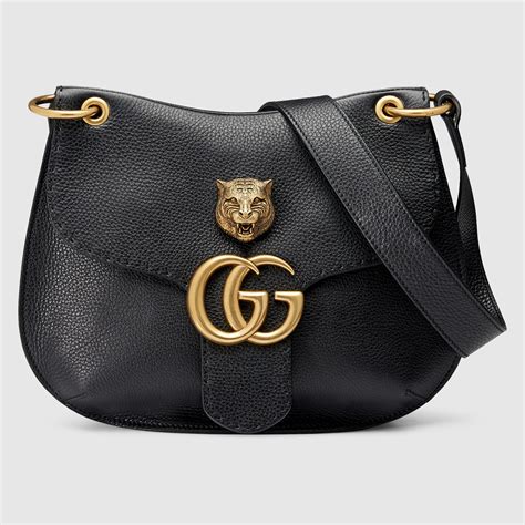 bolsa gucci stoffen|gucci leather shoulder bag.